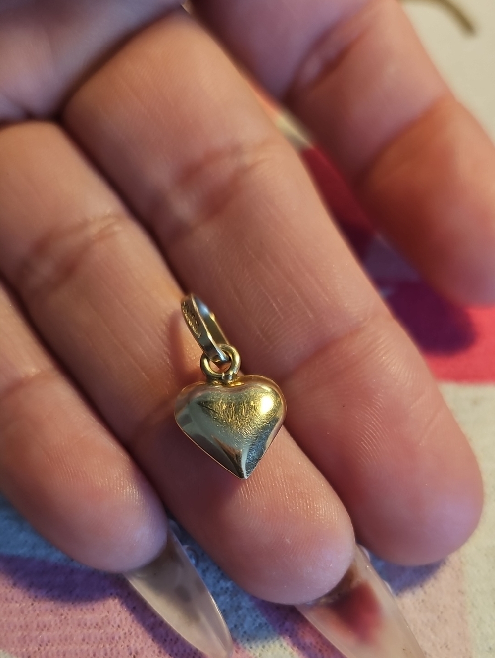 10k Gold Mini Heart Pendant